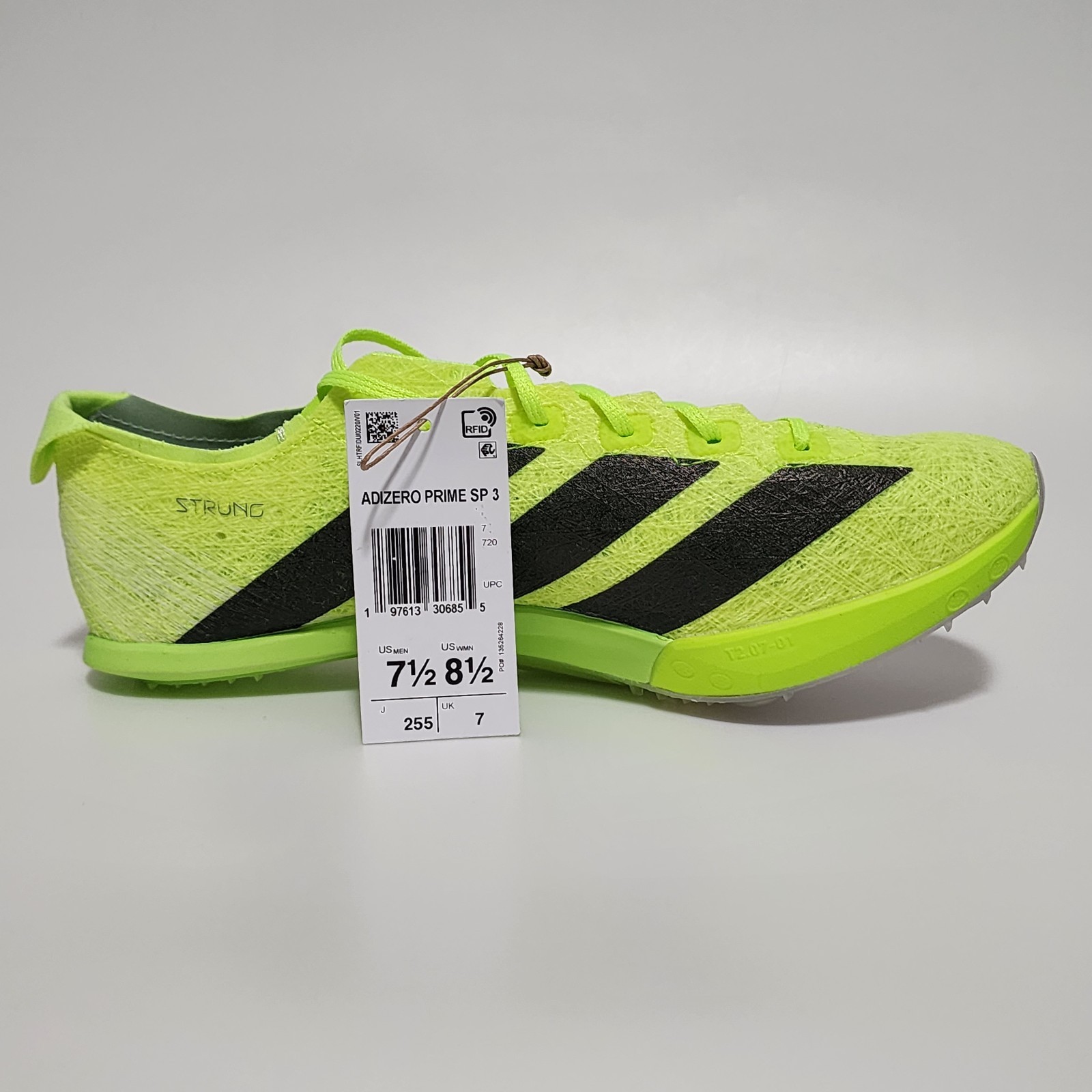 Lot 2 Adidas Adizero Prime SP 3 Strung Running Men’s Sz 6.5 x 1, Sz 7.5 x 1