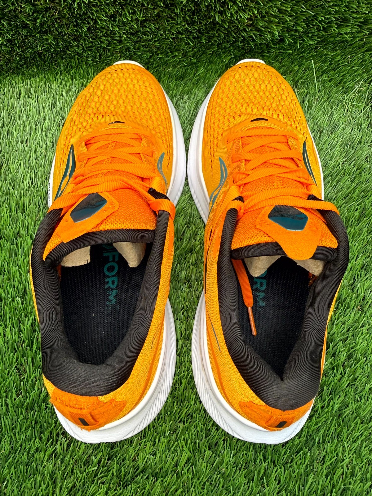 Saucony Ride 15 S20729-30 Athletic Sneaker Men’s 8.5 Orange Mesh Sports Training