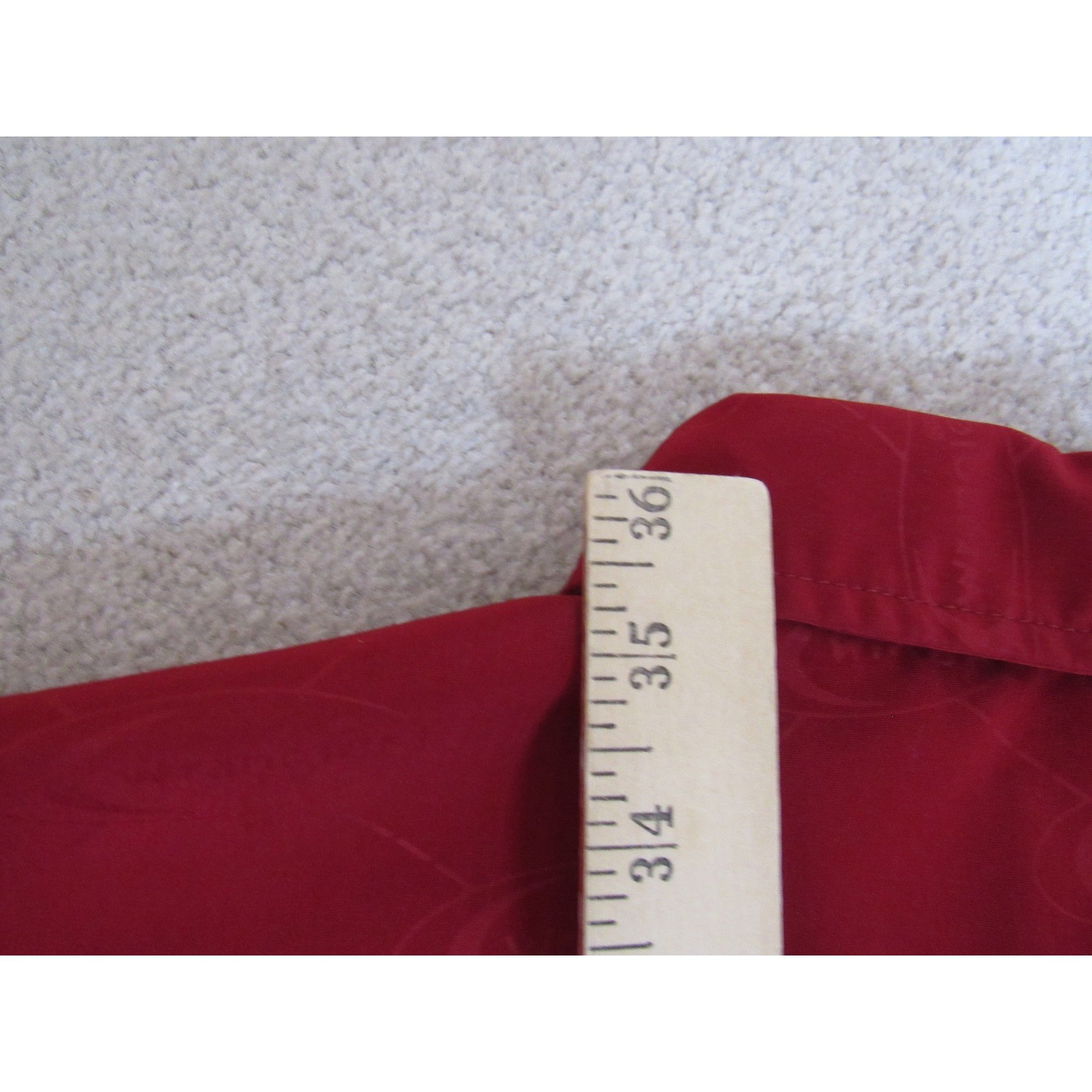 Wrangler Red Tonal Logo Jacquard Western Snap Shirt Mens 2XT Tall Spellout