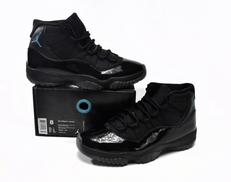 Jordan 11 Retro Gamma Blue Black 2025 Men’s High Top Basketball Shoes Size 7-12