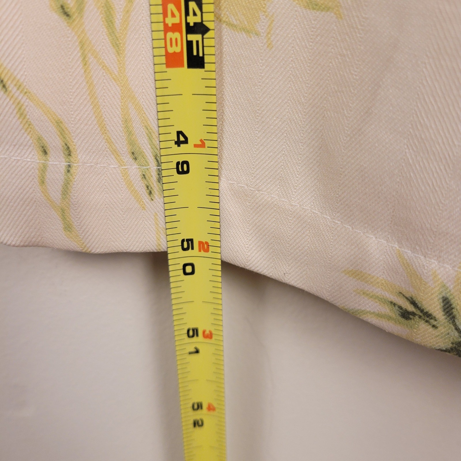 Pineapple Moon Womens Cream 100% Silk Tropical Hawaiian Maxi Dress Size M