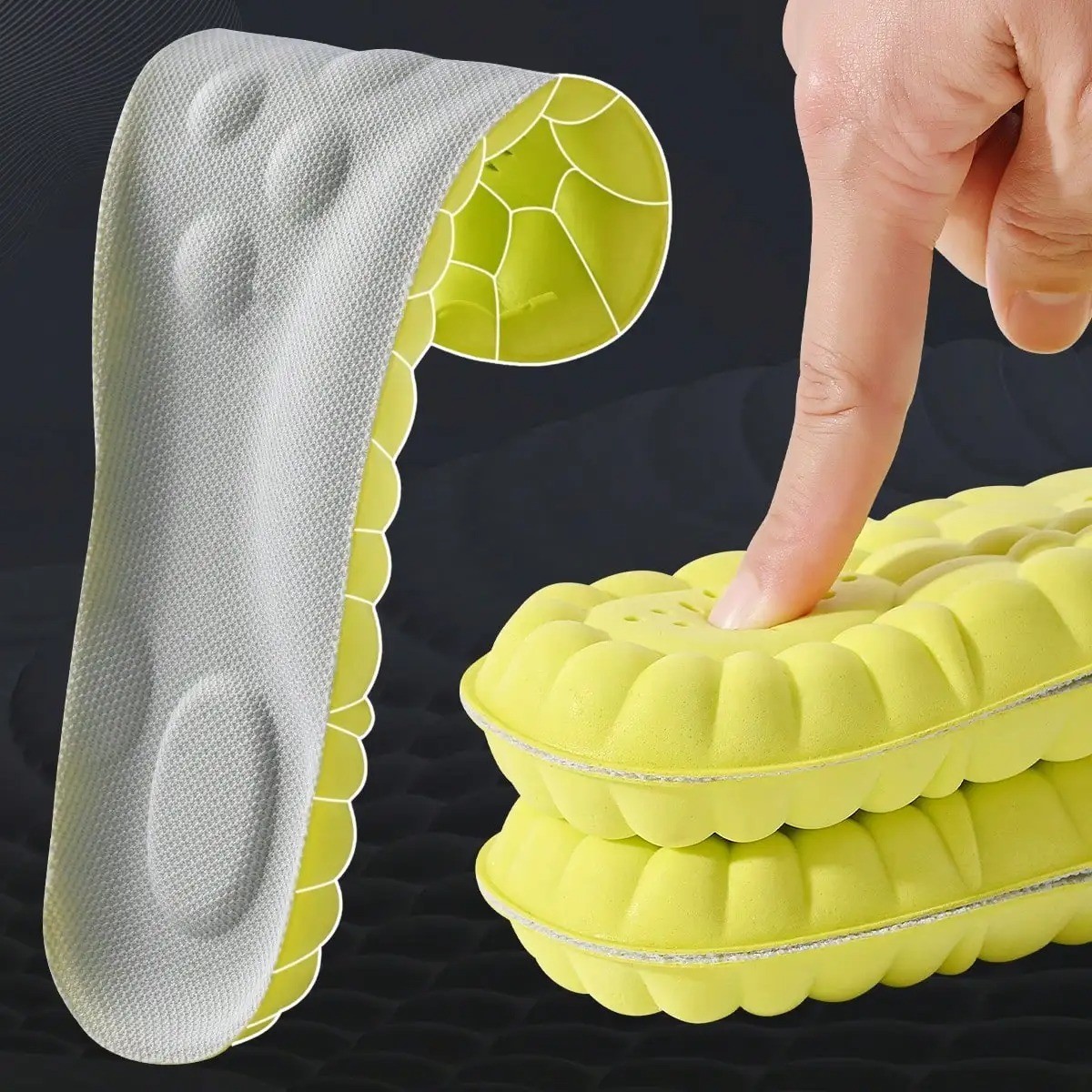 Comfort EVA Shoe Insoles Arch Support Cushion Inserts Men Women Trim to Fit Soft
