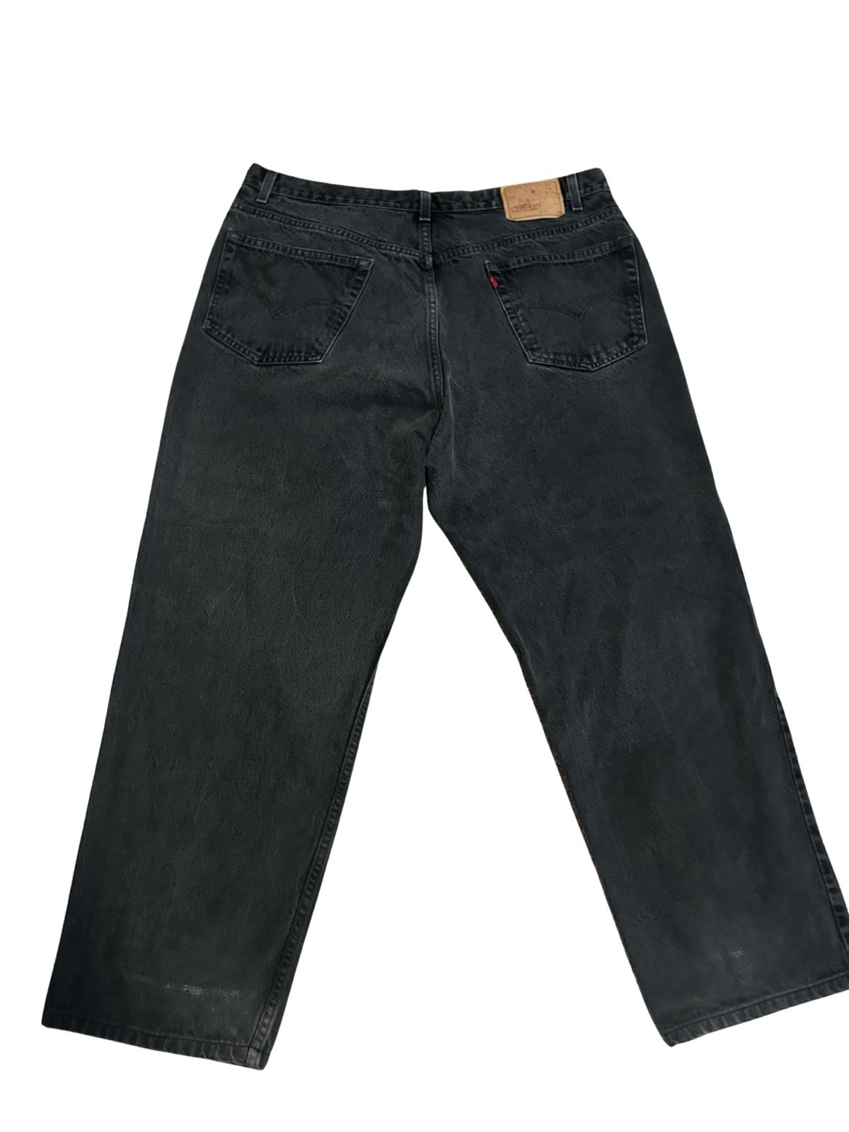 Vintage Y2K Levi’s 378 Faded Black Relaxed Straight Leg Jeans Men’s Size 40×32