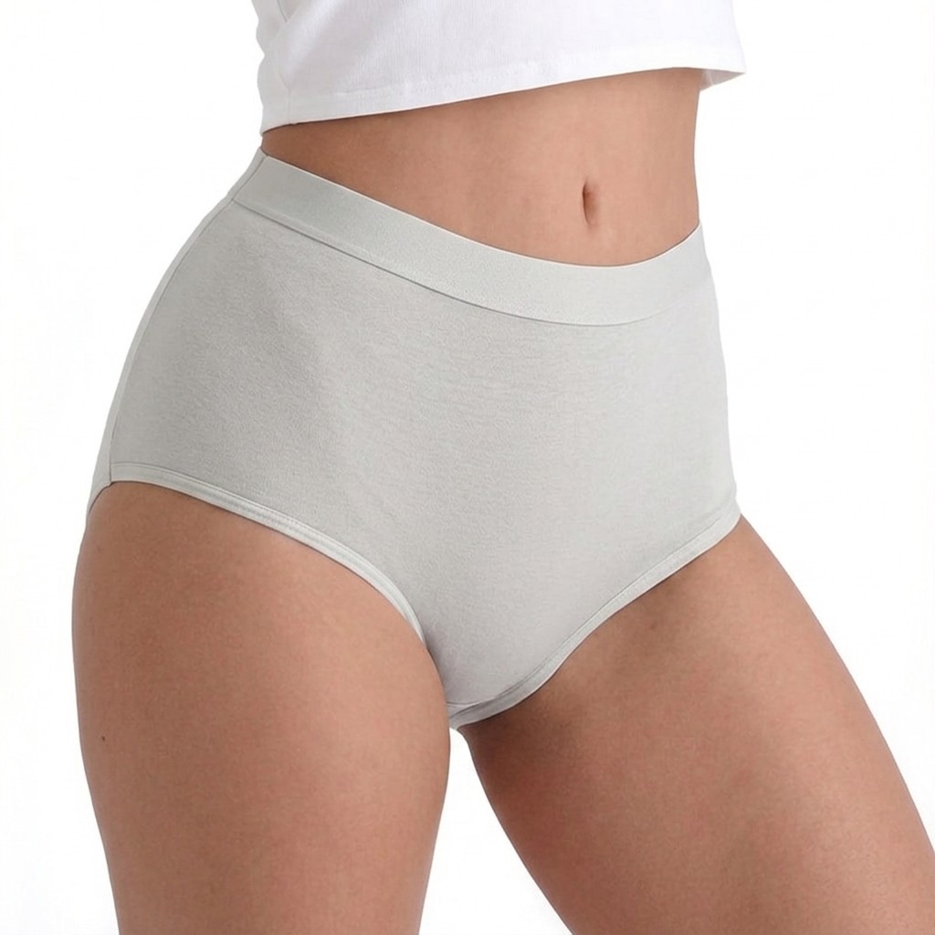 5‑Pack Women High‑Waist Multi‑Color Stretchy Daily Briefs