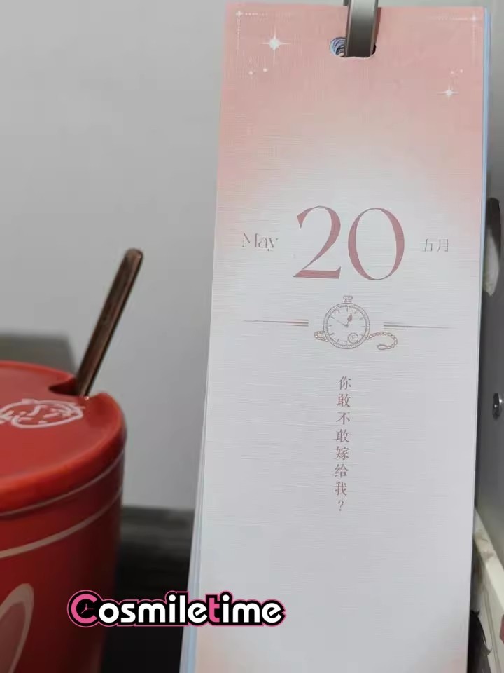 Mr Love: Queen’s Choice Calendar Desk Calendar Perpetual Calendar Collection YZ