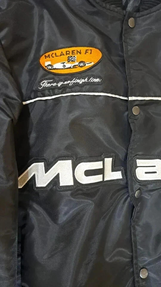 Vintage Mclaren Racing Jacket Team Racing Embroidered Jacket