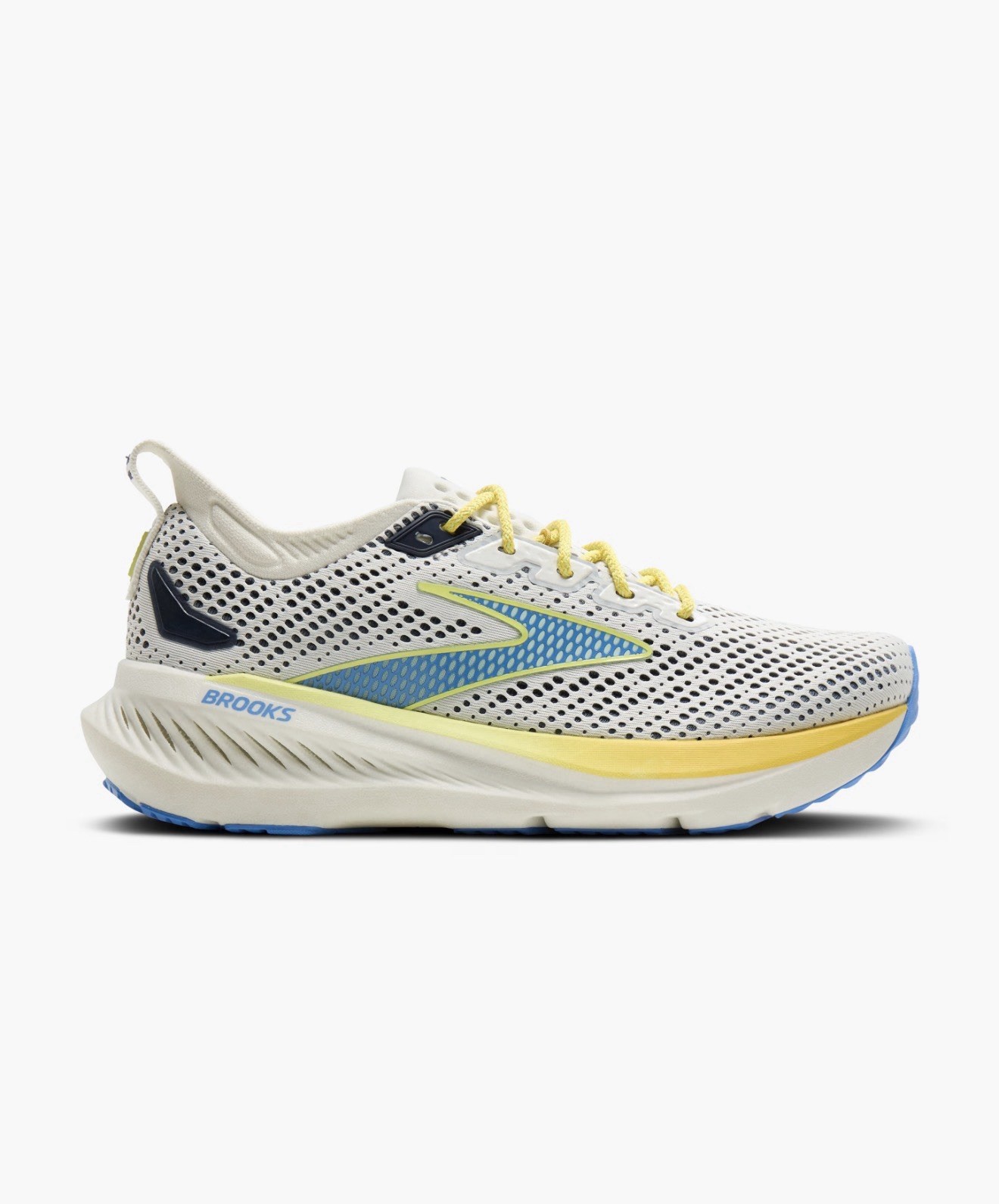Brooks Running Men’s Glycerin 23 Blue wash/Lemon/Marina – Size 10.5 / 1D