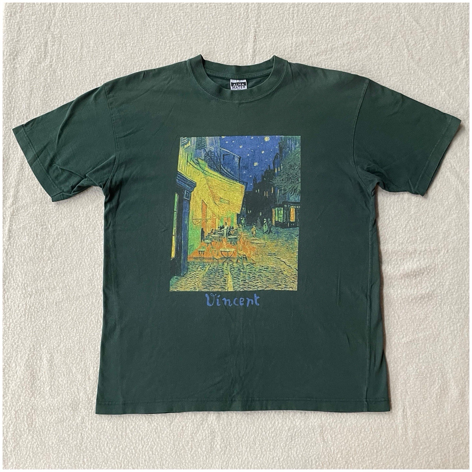 Vintage 90’s Vincent Van Gogh Art Tee Shirt Large VTG Andazia MC Escher Warhol