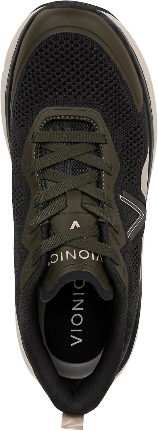 Vionic Men’s Walk Max Phantom Grey Dark Khaki Sneakers NW/OB 12.5W