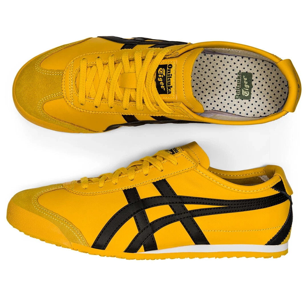 Onitsuka Tiger Mexico 66 Yellow Black Shoes New With Box 1183C102-751