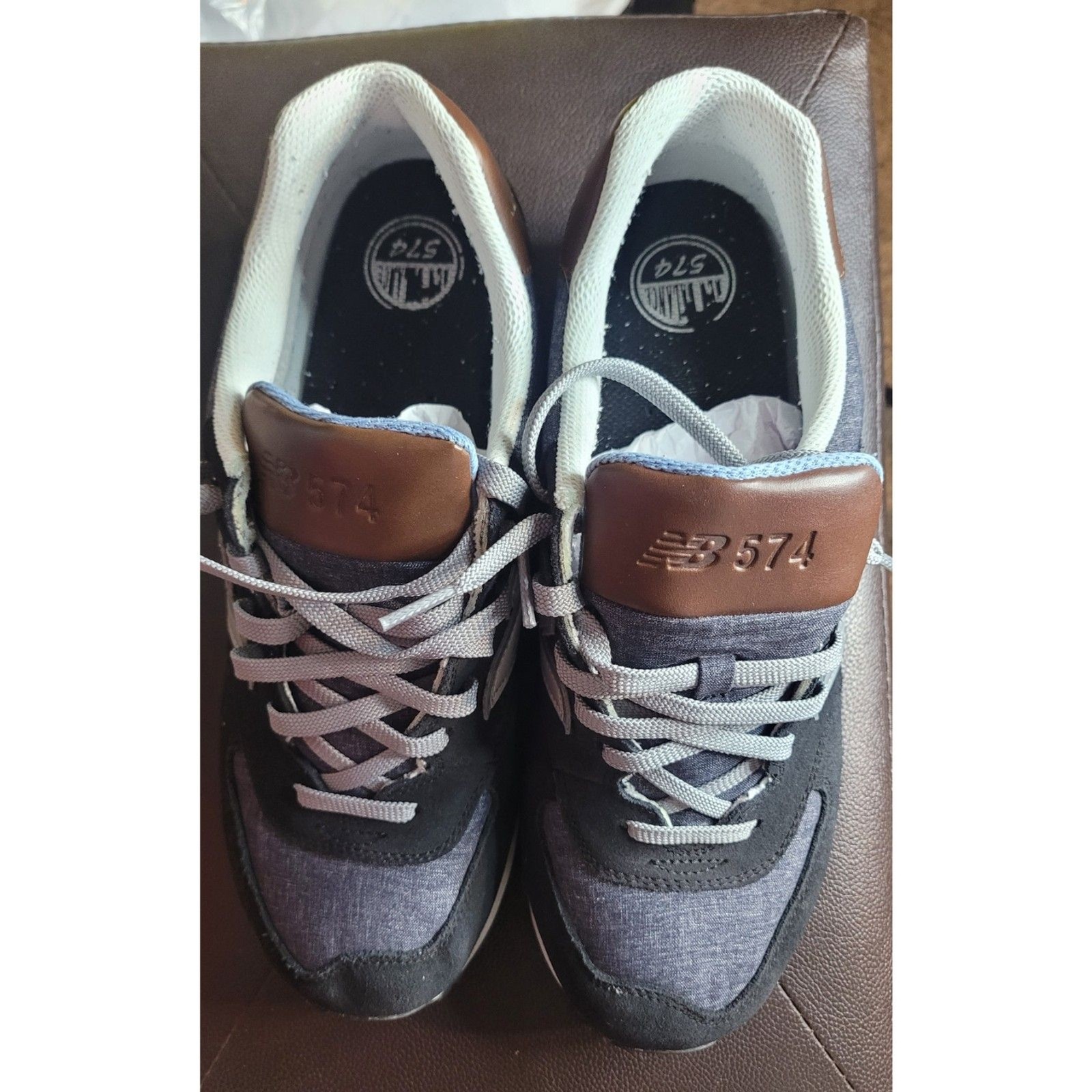 New Balance 501 MZ501NOA Men’s Size 10 Navy Brown ENCAP Sneakers Worn Once