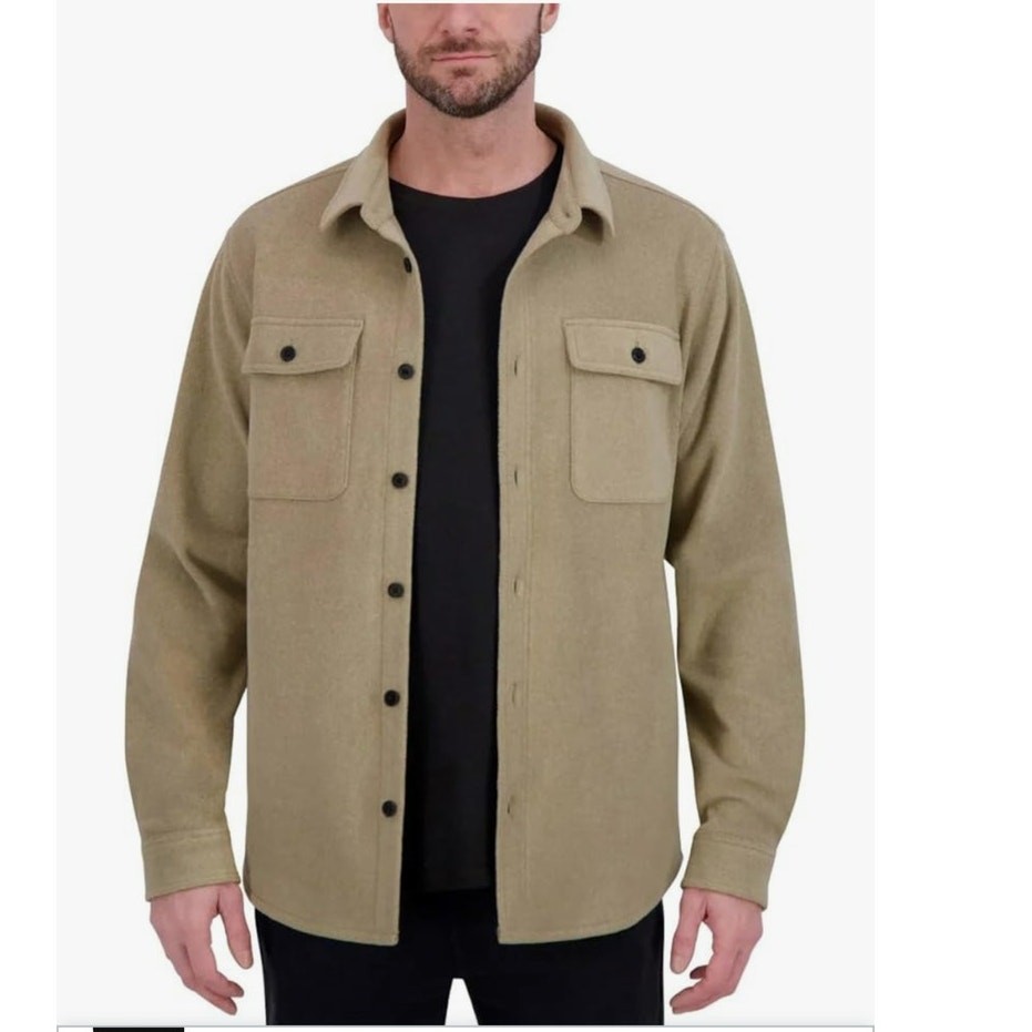 Kirkland Men’s Shirt Jacket – NWT – XL – Heavyweight and a great Layering Piece