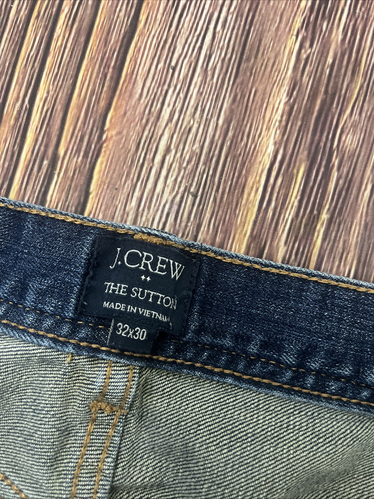 J CREW Jeans The Sutton Dark Wash Mens Size 32×30 (Measures 33×29)