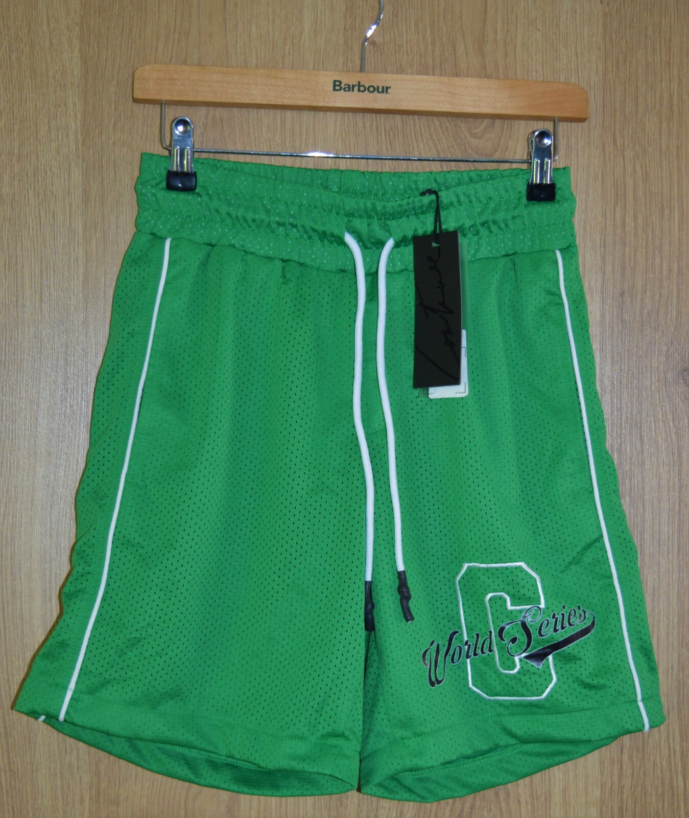 The Couture Club Green Varsity Mesh Shorts – Extra Small XS BNWT