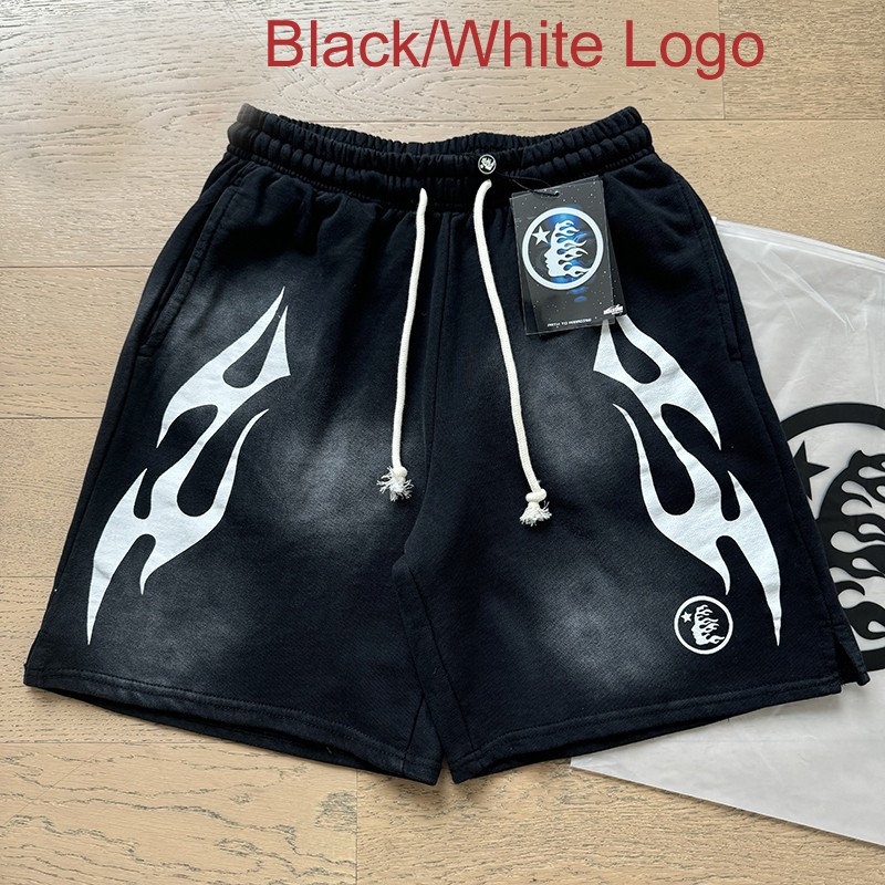Hell Studios star Sunflower logo printing Shorts Mens Cotton Shorts 5 Color