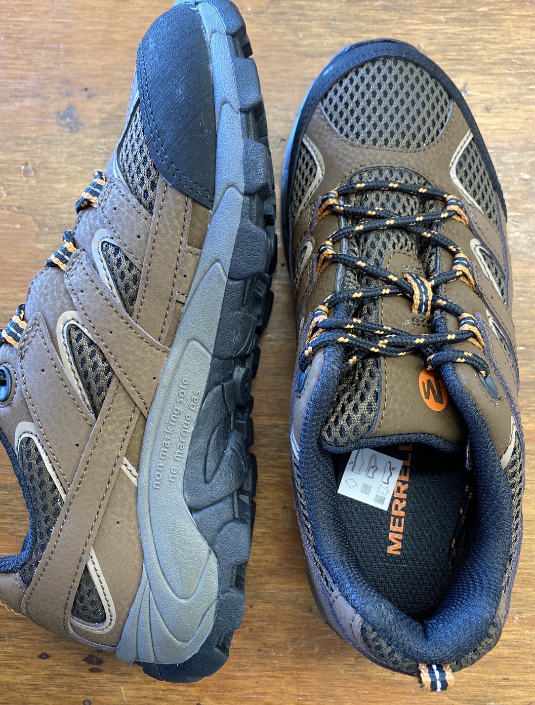 Merrell M-MOAB2LOWLACEWTRPF/ERTH BOY SHOES SIZE: 07M