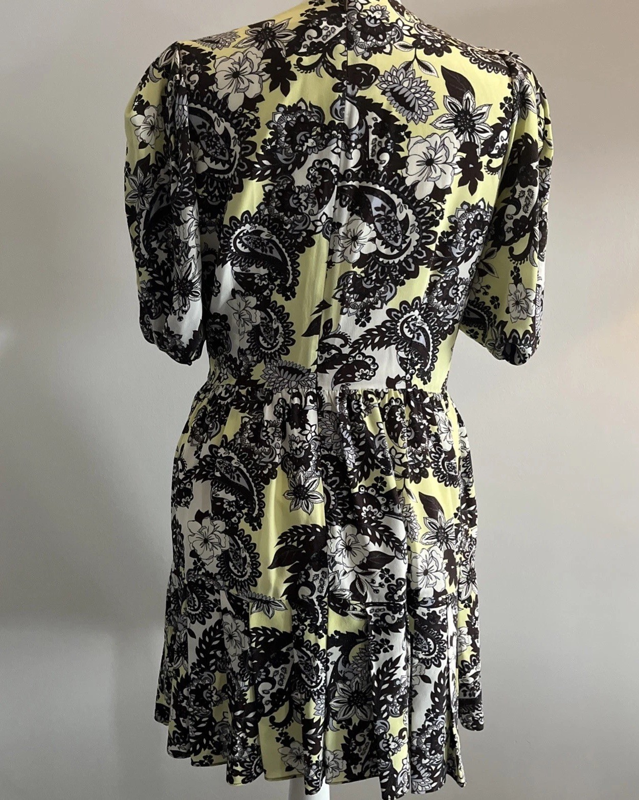Ted Baker Silk Summer Dress size 3 12 rrp £235 wedding party made in Britain