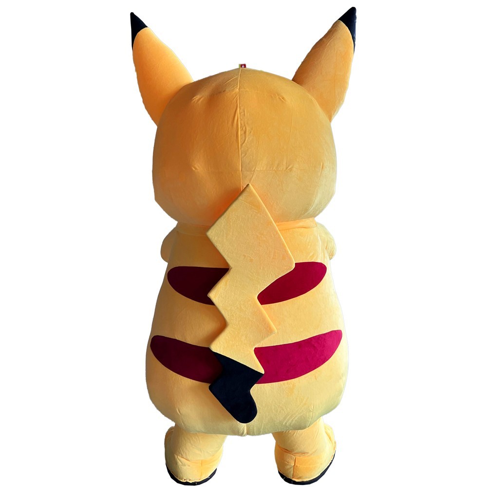2.2m Pikachu Inflatable Costume Halloween Cosplay Adult 5’1″-5’11” w/Battery