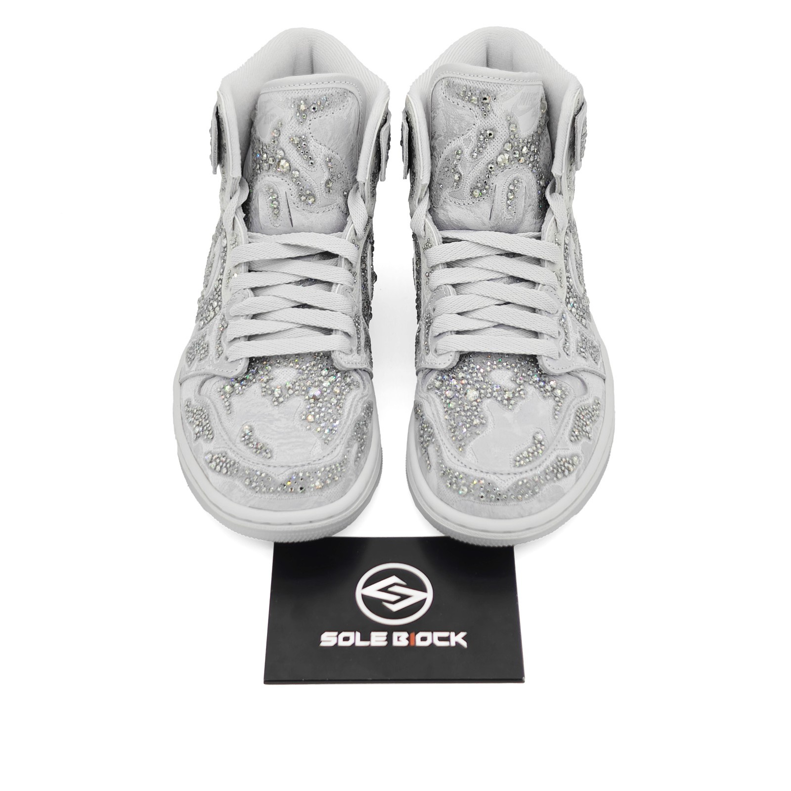 Swarovski x Air Jordan 1 High OG “Vast Gray” Womens HF6248-002