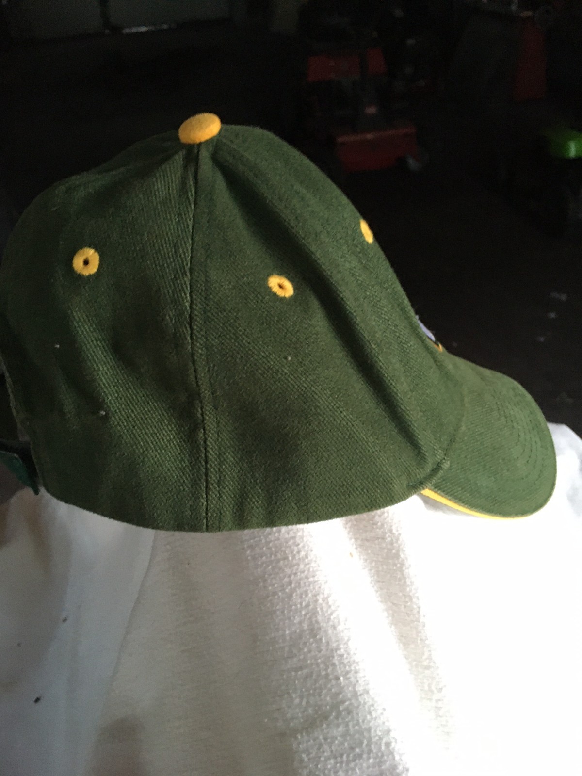 Green Bay Packers Vintage NFL Baseball Cap Embroidered Logo Adjustable