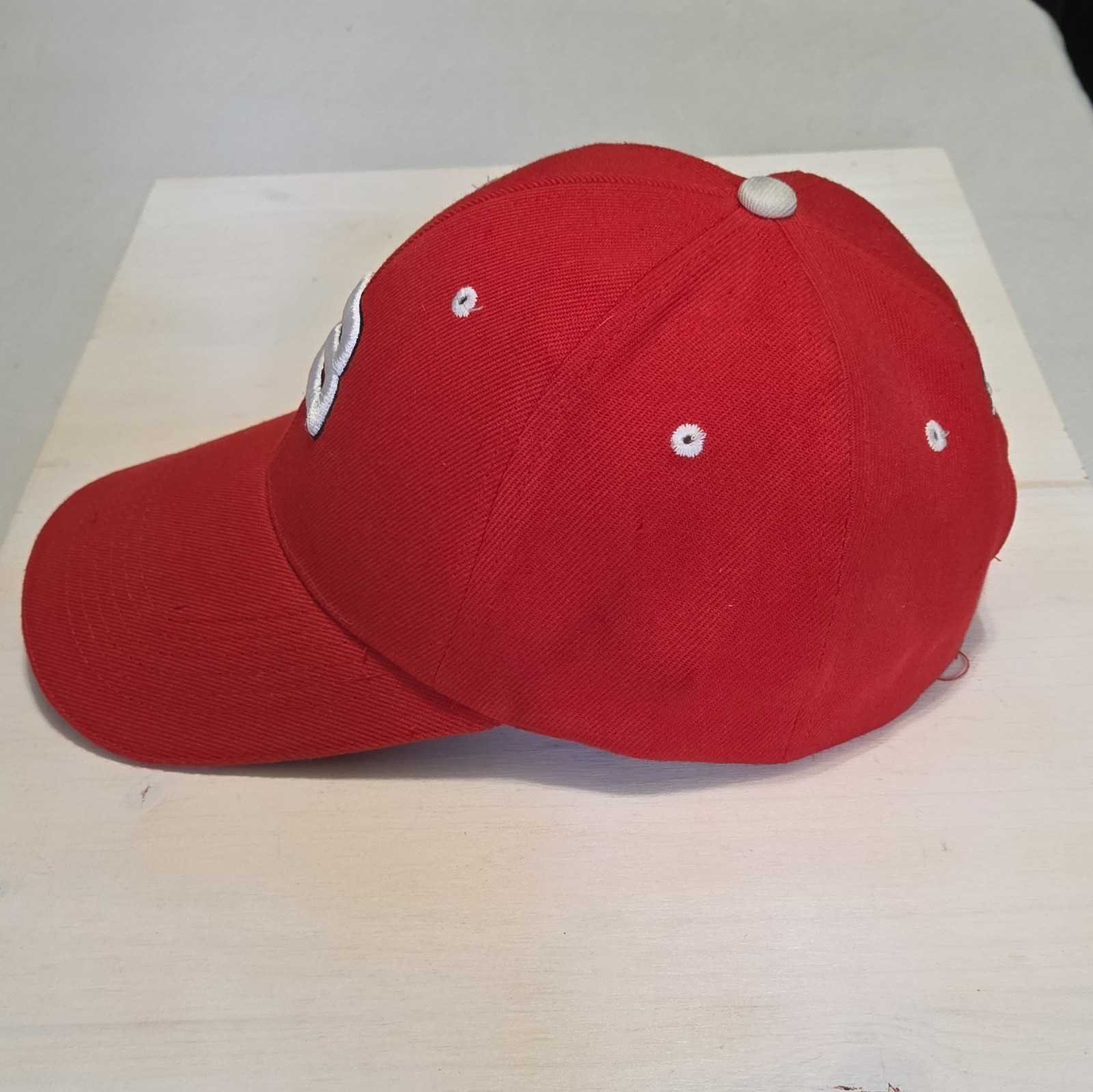 Dale Earnhardt Jr. #8 Red/White Embroidered Logo Adjustable Baseball Cap Hat