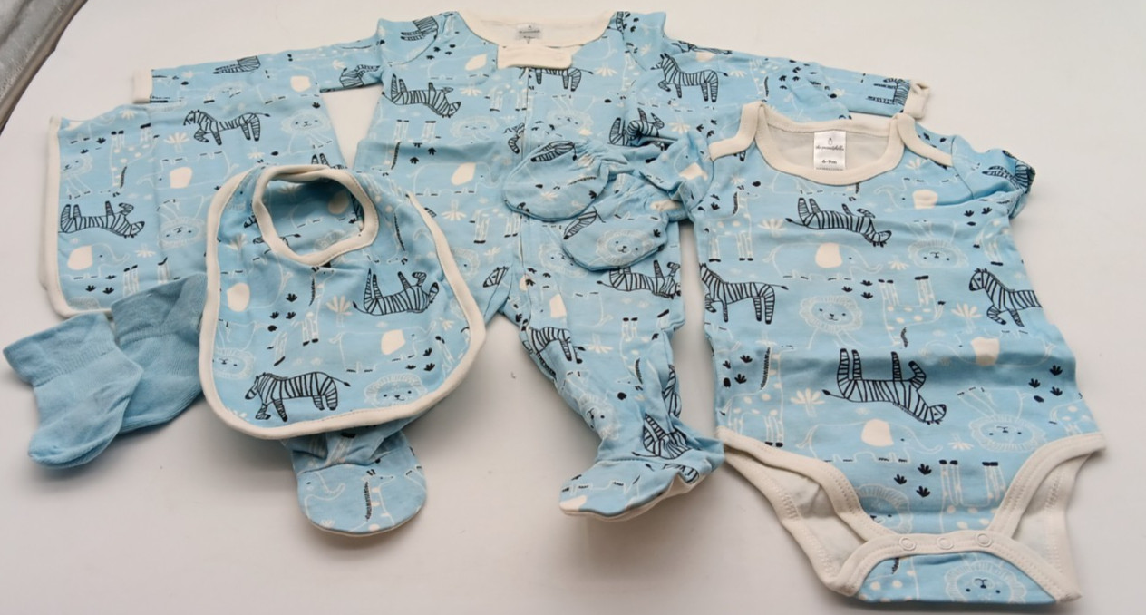 THE PEANUTSHELL | 6-9m | BABY LAYETTE GIFT SET | 46 PIECES |