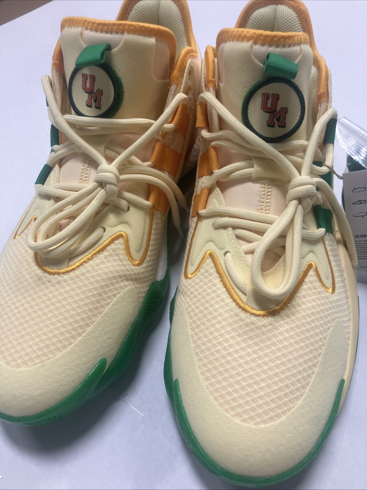 Adidas SM BYW Select PE Miami Hurricanes Team Issue 🏀🔥IE0880 SZ 8 No Box