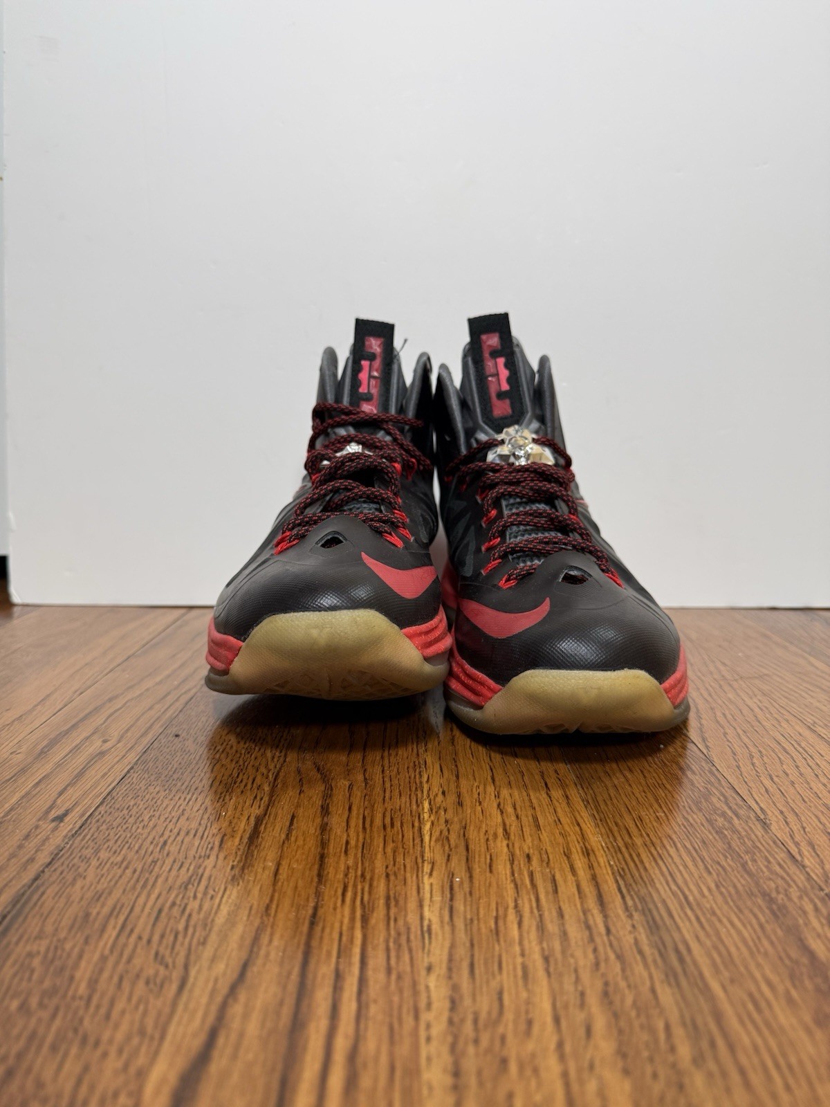Nike LeBron 10+ Sport Pack “Pressure” Black Red 2021 542244-001 Mens Size 10