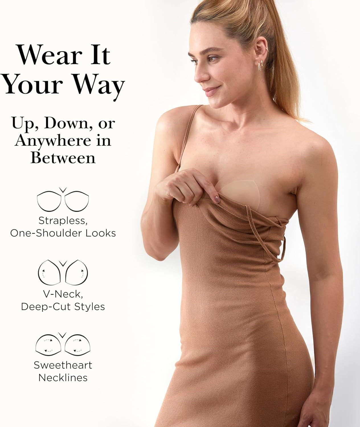 Reusable Nipple Covers for Women – Extra Thick, Teardrop & Semi-Circle Styles –