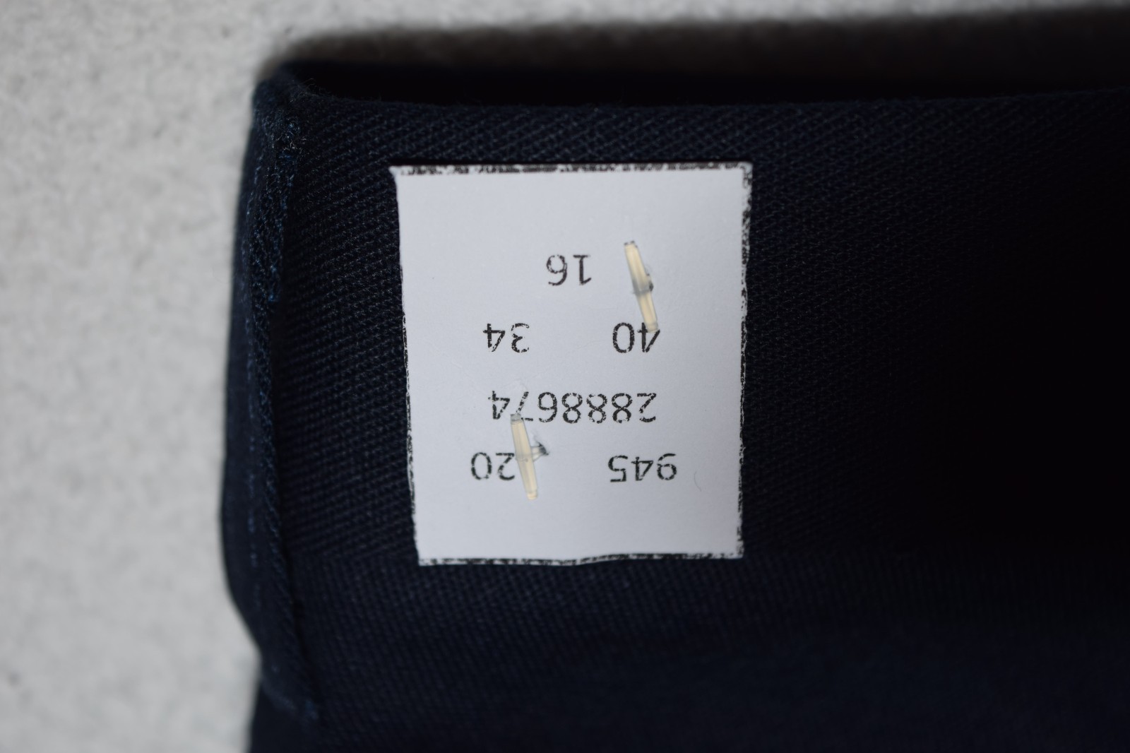 CINTAS COMFORT FLEX NAVY BLUE WORKS PANTS 945-20, 40×34