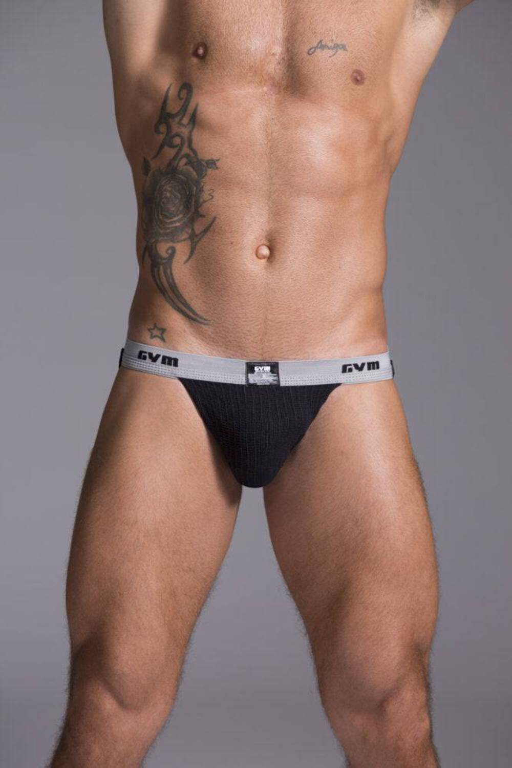 GYM Swim/Run Jockstrap 2.0 with 1″ Waistband (1-Pack)