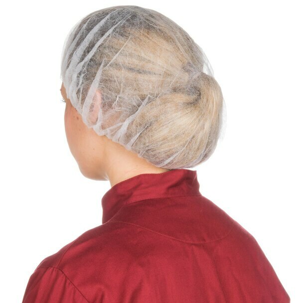 100pcs Disposable Bouffant Cap Hair Net Non Woven Head Cover Industrial/Medical