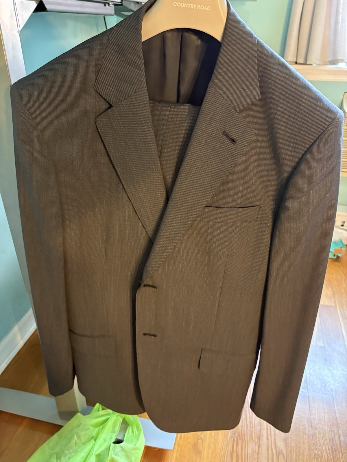 Country Road Men’s Gray Wool 2-Piece Suit