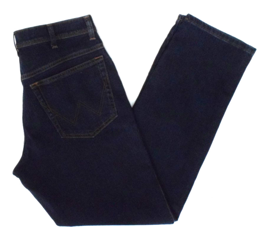 Wrangler jeans mens Texas straight fit ‘Dark Stonewash’ FACTORY SECOND WA46