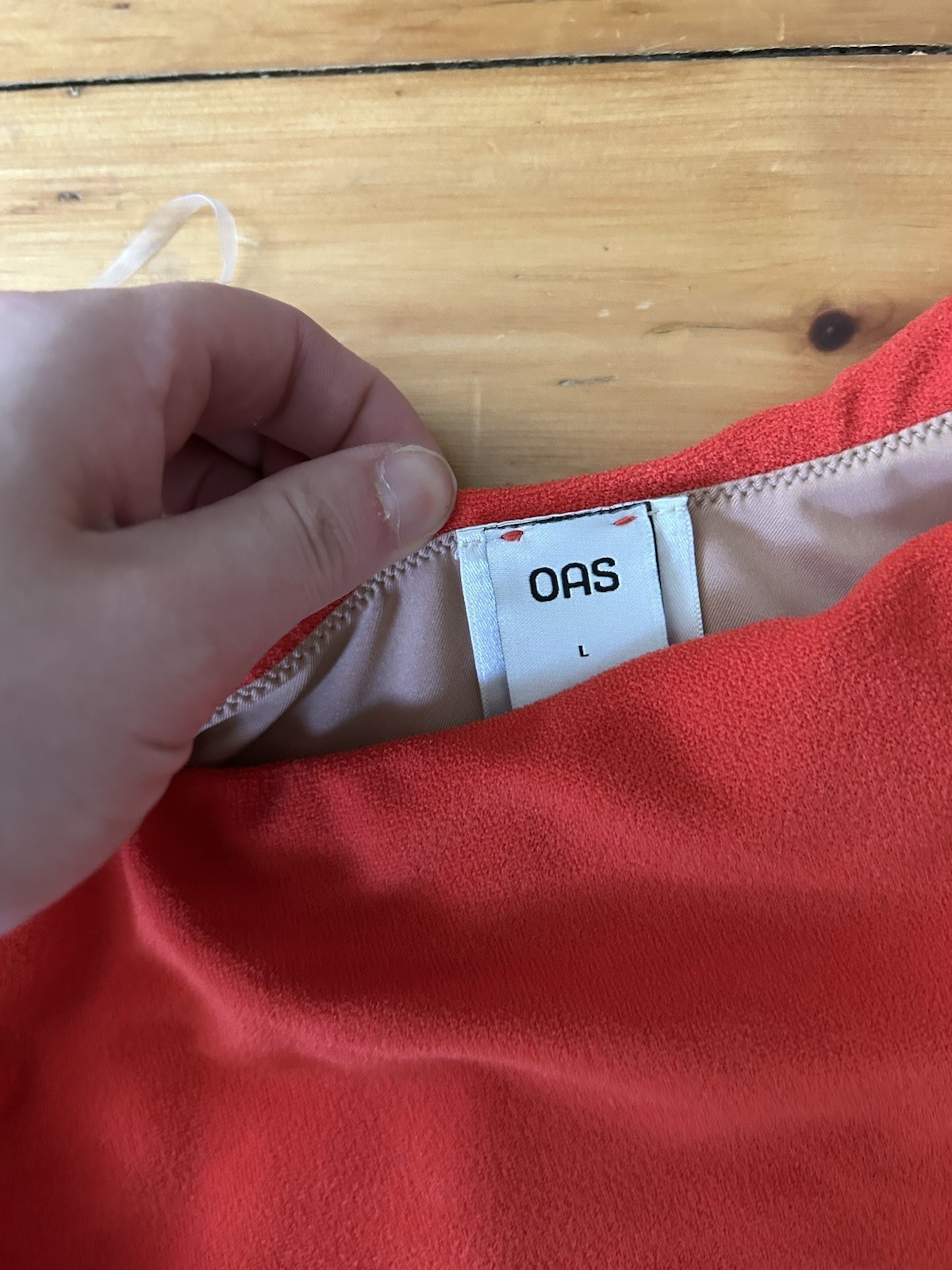 OAS Season Jagger Bathing Suit Large Sweden terry cloth towel red