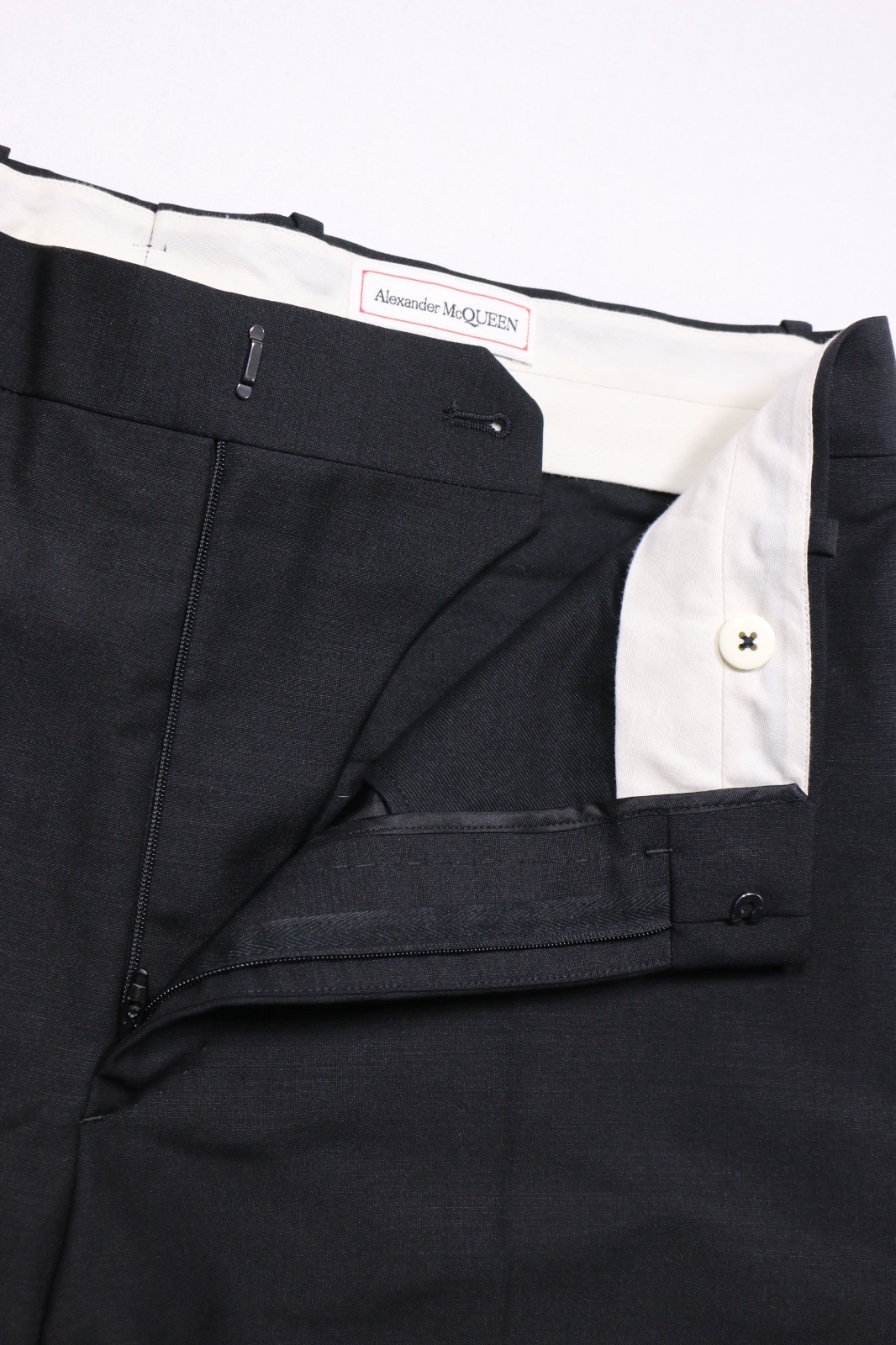 ALEXANDER MCQUEEN Men’s Wool Mohair Blend Dress Pants Slacks Size 52 US 36″x30″