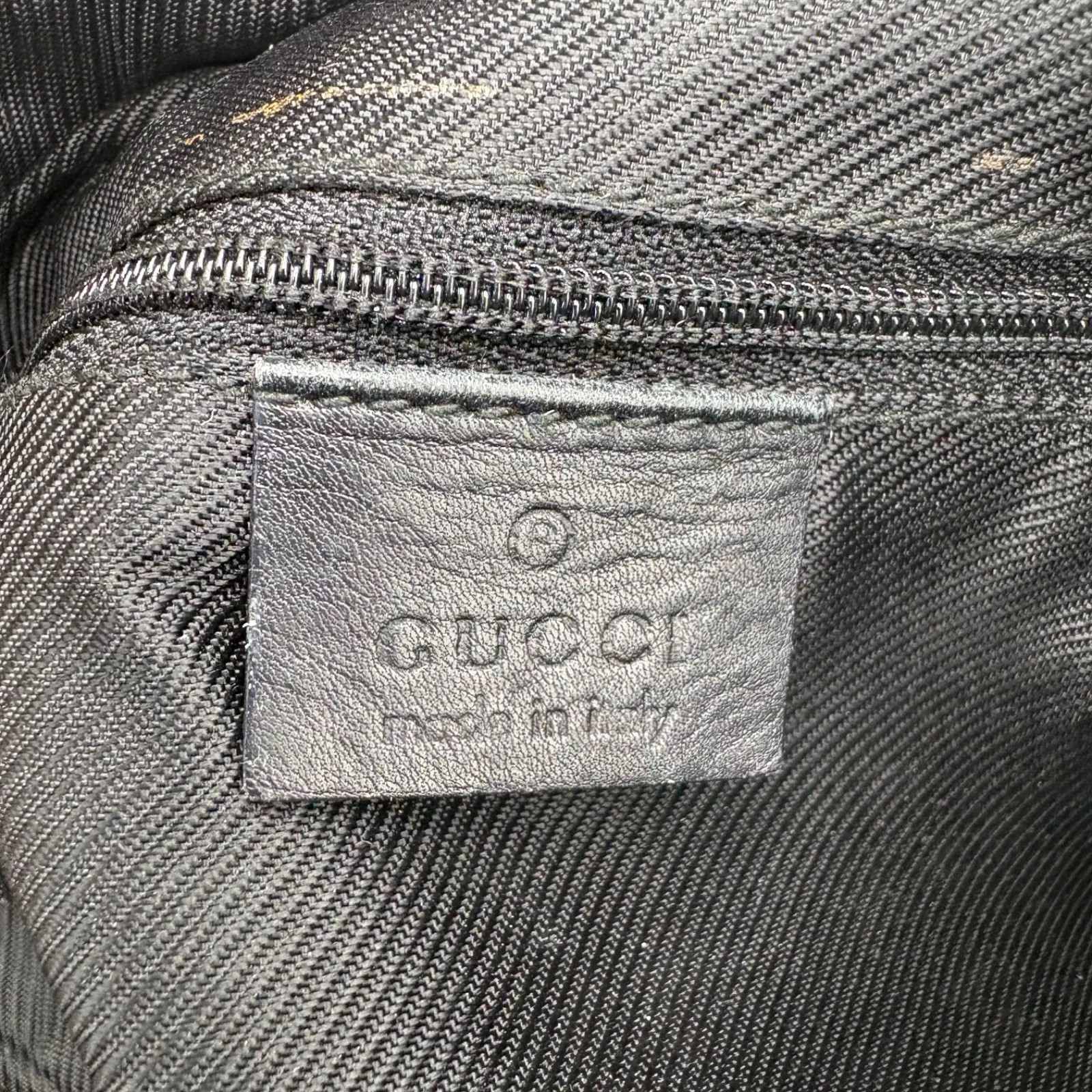 Auth Gucci GG Canvas Tote Bag Mini Boston Bag Shoulder Bag Black 001 0851 2Y3476