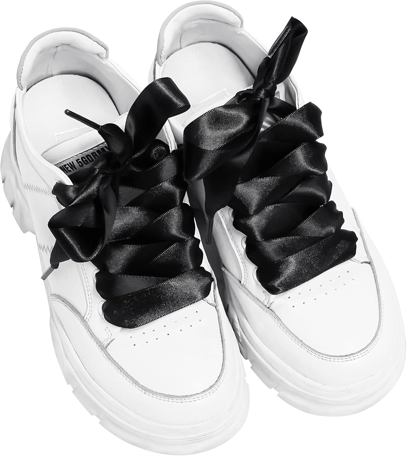12 Pares Agujetas Planas 47in de Liston Satinado Colores Surtidos para Botas