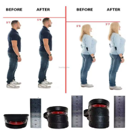 Height Increase Insole Invisible Heightening