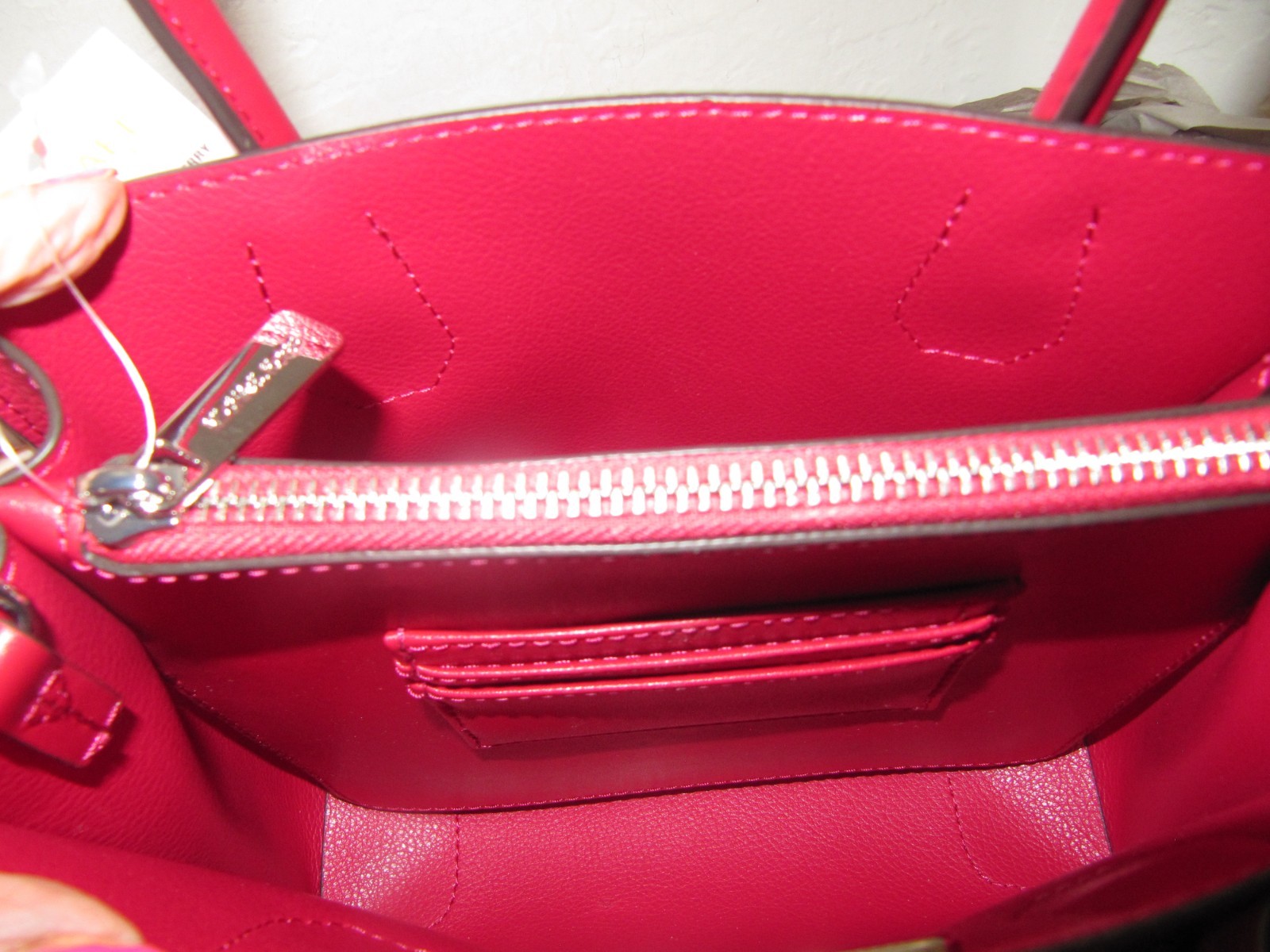 Michael Kors Mercer Medium Leather Crossbody Messenger Bag Dark Raspberry NWT