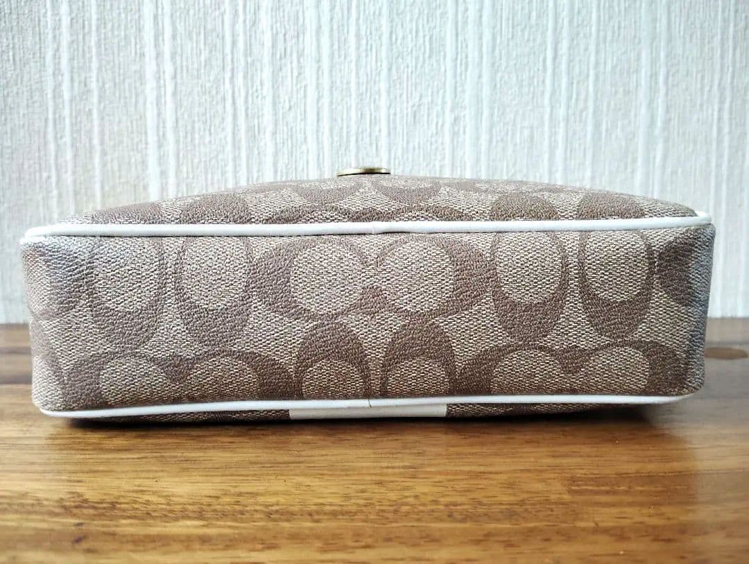 Excellent condition COACH stripe signature 2WAY with protective bag 13a