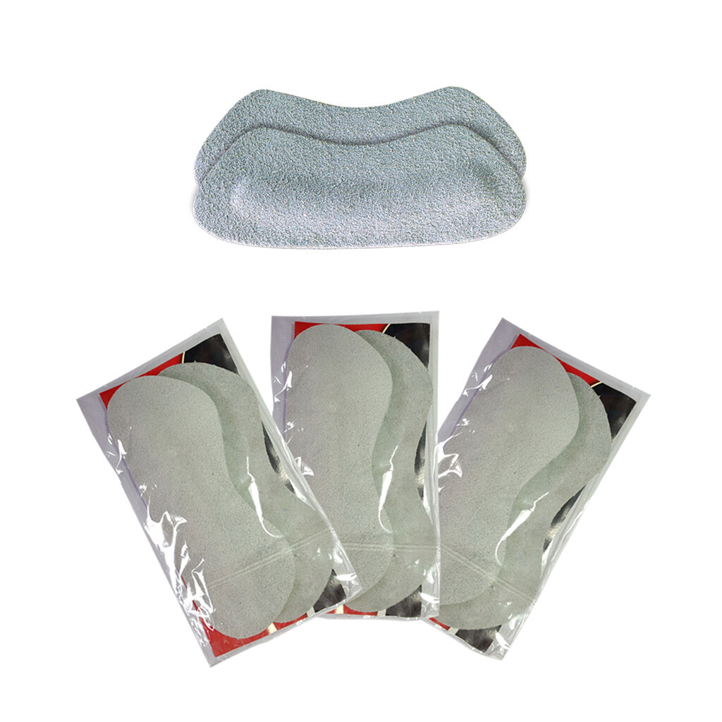 Suede Leather Heel Grip Self-Adhesive Stop Slipping Shoe Liner Cushion Pads Soft