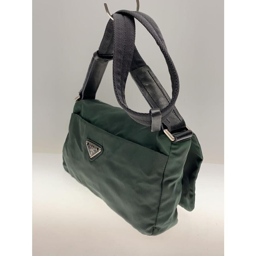 PRADA Shoulder Bag Nylon Green Crossbody Womens Casual Handbag