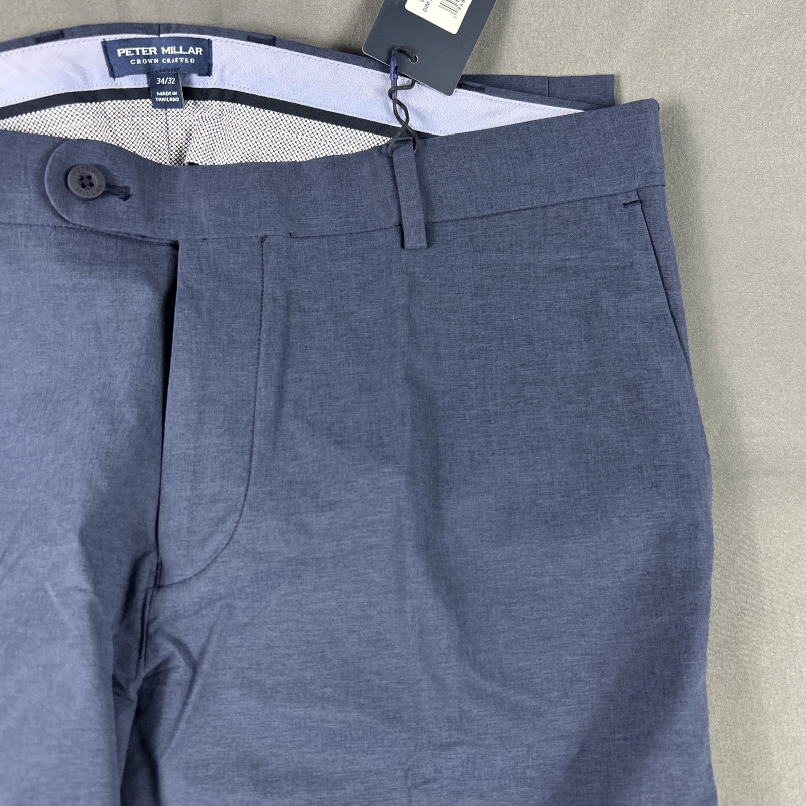 Peter Millar Golf Pants Crown Crafted Surge 34 x 32 Navy Blue NWT MSRP $185