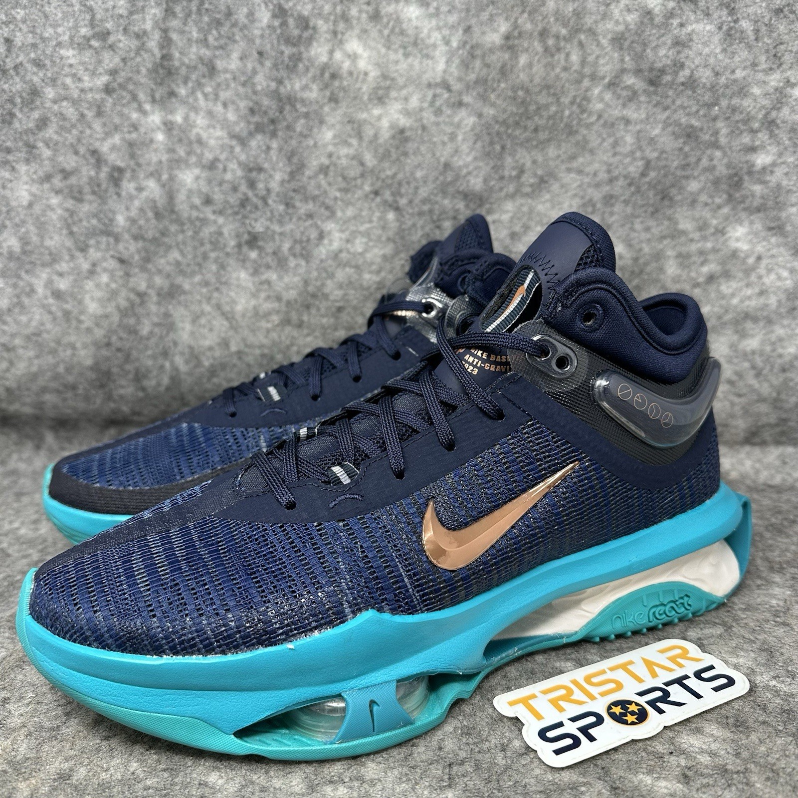 Nike Air Zoom GT Jump 2 Basketball Shoes Mens Size 10 Dusty Cactus Obsidian