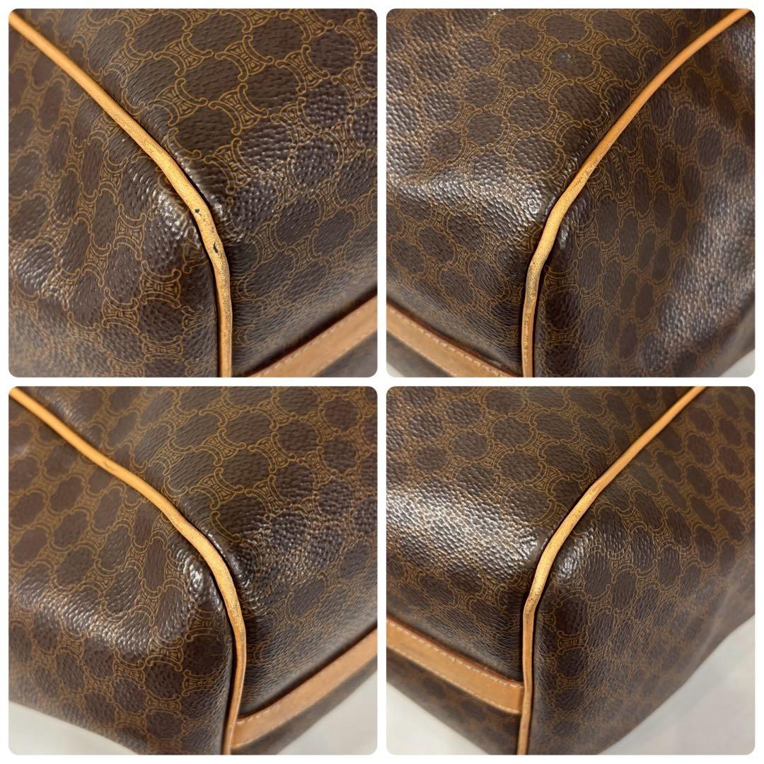 CELINE Shoulder Bag Macadam Brown Vintage Authentic From Japan used