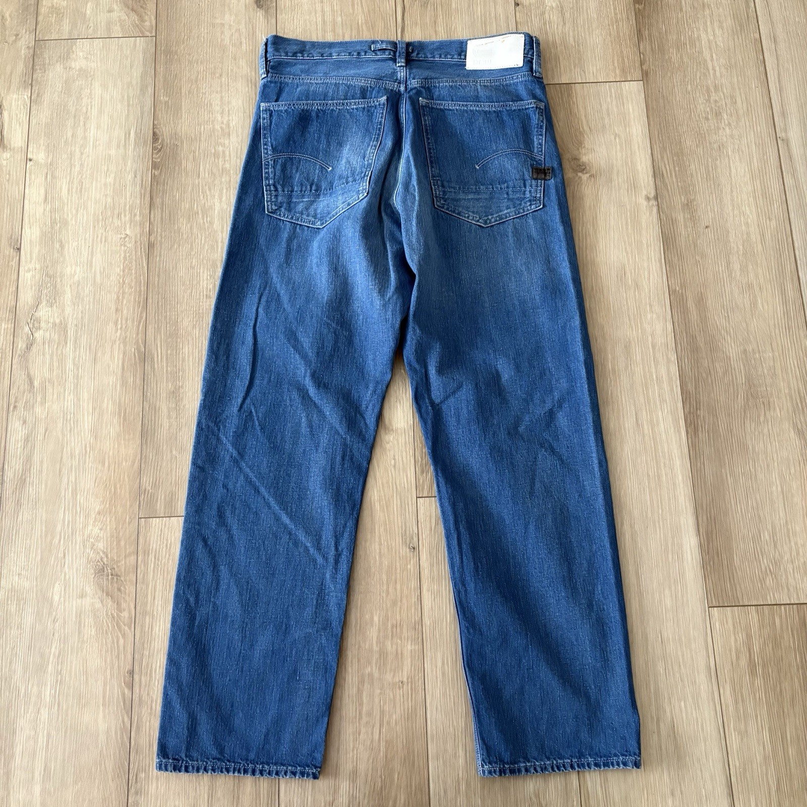 G Star Raw Type 89 Loose Jeans Womens 27×32 Blue Denim High Rise Straight Leg