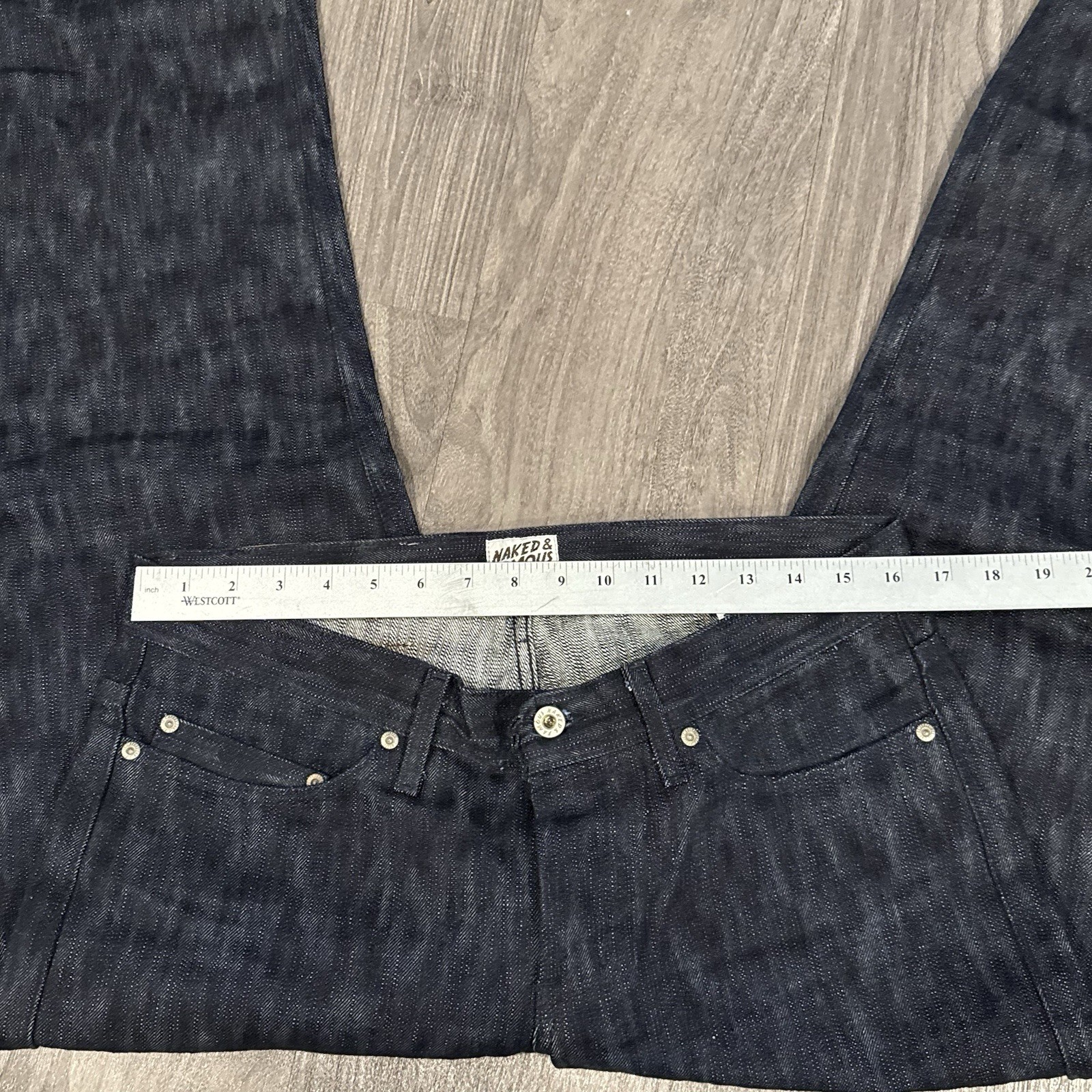 Naked & Famous Selvedge Denim Weird Guy 011023 Big Slub Selvedge 33”