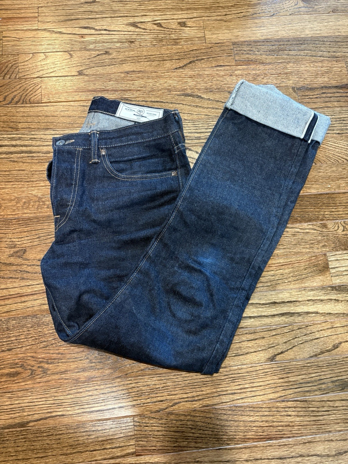 Rogue Territory 15oz Stanton Indigo Selvedge Sl Straight Denim 30×34