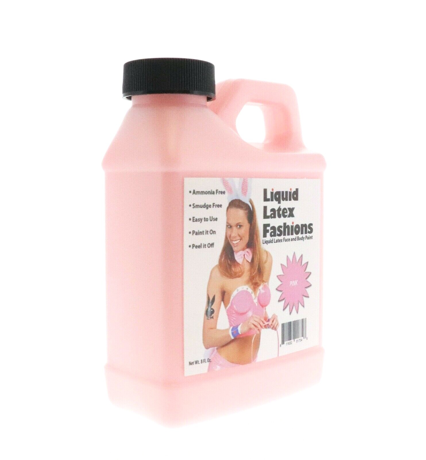 Liquid Latex – Pink – 8 Fl Oz, Face and Body Paint, Ideal for Halloween, Cosplay